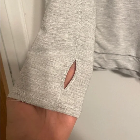 Lululemon Coast Easy Wrap Sweater in Grey 8